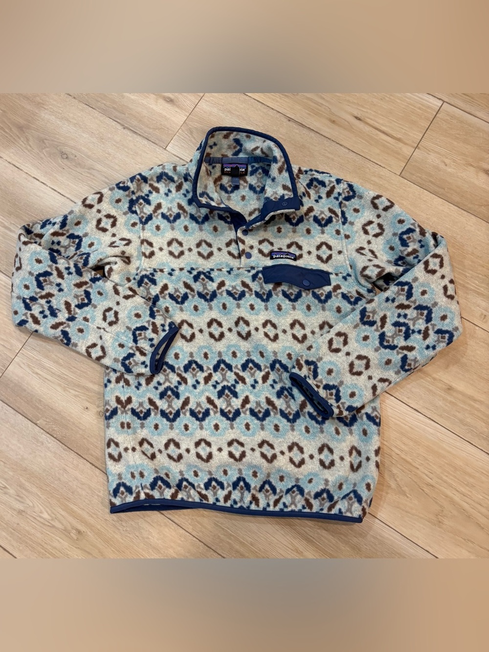 Patagonia Synchilla Snap-T Fleece Flower Tundra Cluster Print Small gorpcore S